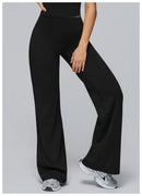 Yoga Pants Flare Leggings Women High Waist Wide Leg Pants Gym Women Fitness Sports Flared Pant Dance Trousers Women shaped Hip
