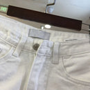 Shorts Women Spring And Summer Ripped Denim Shorts Women's High Waist Irregular White Short Pants Ropa Mujer