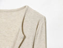 Cardigan Feminino de Renda com Botões e Manga Longa - Cropped Vintage Tricô Suave Casual