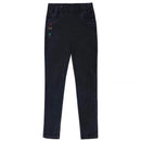Oversize High Waist Stretch Jeans Black Autumn Women Slim Skinny Trousers Fashion Embroidery Female Winter Casual Denim Pants