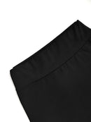 Women Midi Skirt High Waist A line Flowy Style Breathable Fabric Ideal for Casual Streetwear Dates  Classic Colors