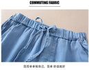 High waisted Jeans For women Summer 2026 New Elastic waisted Loose Washed harem Pants Female Thin Casual Denim Pants With pocket