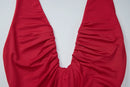 Vestido Mini Feminino com Halter e Franzido - Sexy Renda Amarrão Slim Elegante Festa Clube