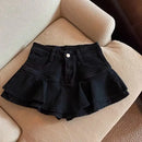 Girls Denim Skirt Summer Stretch Casual Mini Skirt for Big Kids Age 7–14 Fashionable Kids Party School Wear New Arrival 2026