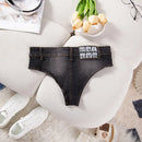 Short Jeans Feminino Mini com Cintura Baixa - Sexy Festa Balada