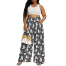 Wide Leg Pants for Women Work Business Casual Flowy High Waisted Dressy Pants Trousers Office with Pocket