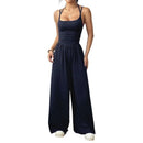 Macacão Feminino Slim sem Manga com Alças - Casual Moderno 2026
