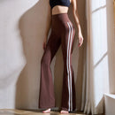 Women Yoga Flare Leggings Fitness Push Up High Waist Wide Leg Pants Gym Elastic Tights Exercise Sport Pants Bell Bottomed