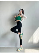 New Women's High Waist Stretch Jeans Blue Black Gray Fashionable and Versatile Multi-button Popular Slim Denim Long Pants Female
