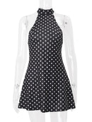 Vestido Mini Assimétrico com Babado e Estampa Floral - Verão Feminino
