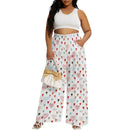 Wide Leg Pants for Women Work Business Casual Flowy High Waisted Dressy Pants Trousers Office with Pocket