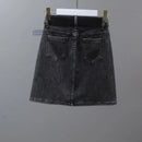 Zipper Women's Denim Skirt Wrap Tight Sexy with Pocket Midi Black Female Jeans Skirts High Waist Short Coquette Mini Vintage Y2k