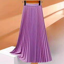 Fashion Elegant Pleated Skirt for Women Faldas Vintage Saias Party Goth Skirts Ropa Mujer Casual Jupe Femme Harajuku Streetwear