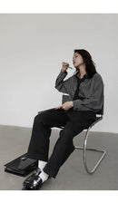 Women's Oversized Long Sleeve Blouse 2026 Summer New Arrival Tie Neck Shirt Loose Fit Office Elegant Fashion
