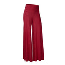 Womens Plus Size High Waist Suit Pants for Women Maxi Long Pants Solid Color Office Lady Loose Stretch Pleated Casual Trousers