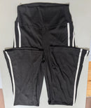 Women Yoga Flare Leggings Fitness Push Up High Waist Wide Leg Pants Gym Elastic Tights Exercise Sport Pants Bell Bottomed