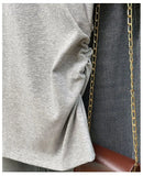 Women's V-Neck Rivet Detail Ruched Short Sleeve T-shirt Casual Slim Fit Crop Top