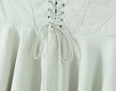 Vestido Feminino Branco com Renda Bordada e Halter - Sem Manga Costas Abertas Sexy Linha A Festa 2025