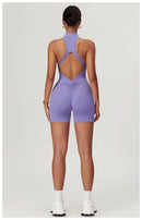 Macacão Feminino Fitness Slim sem Manga - Esportivo Casual