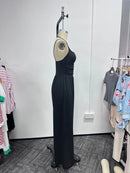 Macacão Feminino Slim sem Manga com Alças - Casual Moderno 2026