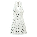 Vestido Halter Mini Feminino com Renda e Poá - Elegante, Sexy, Costas Abertas - Verão 2025