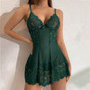Vestido Mini Feminino com Halter e Renda Linha A - Sexy Decote V Sem Manga Costas Abertas Festa Clube Verão