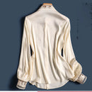 Women's Long Sleeve Blouse - Summer Fashion Embroidery Casual Elegant Top Shirt for Spring Elegant Fashion Women's Clothing