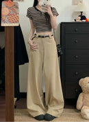 Women's High Waist Wide Leg Pants Casual Loose Flowy Trousers