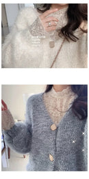 Blouse Women Women's Lace Shirt Autumn Long Sleeve Turtleneck Mesh Top Blusas Ropa De Mujer