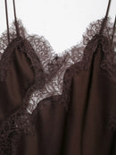 Vestido Mini Feminino com Renda e Poa - Halter Sexy Costas Abertas Verão 2025