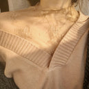 Sexy Lace Bottomed Blouse Women Long Sleeve Crop Top Sleeved High Neck With Hollowed Out Chiffon Foreign Style Sexy Mesh