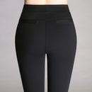 Flare pants female high waist micro trousers work