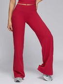 Yoga Pants Flare Leggings Women High Waist Wide Leg Pants Gym Women Fitness Sports Flared Pant Dance Trousers Women shaped Hip