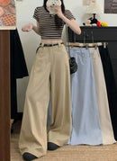 Women's High Waist Wide Leg Pants Casual Loose Flowy Trousers