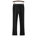 Flare pants female high waist micro trousers work