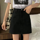 Saia Jeans Feminina Mini com Cintura Alta - Sexy Y2K Verão