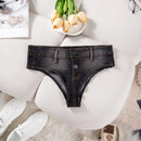 Short Jeans Feminino Mini com Cintura Baixa - Sexy Festa Balada