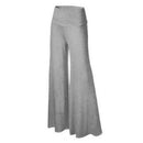 Womens Plus Size High Waist Suit Pants for Women Maxi Long Pants Solid Color Office Lady Loose Stretch Pleated Casual Trousers