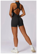 Macacão Feminino Fitness Slim sem Manga - Esportivo Casual