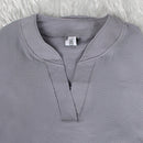 Women Tops Blouses Long Sleeve  V-Neck Chiffon Blouse office work Shirt