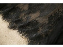 Sexy Women Lace Blouses Long Flared Sleeve High Collar Inner Wear Lace Shirt Base Tunic Top Perspective Vintage Bottom Blouse