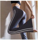 Women Yoga Flare Leggings Fitness Push Up High Waist Wide Leg Pants Gym Elastic Tights Exercise Sport Pants Bell Bottomed