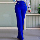 Women Wide Leg Pants High Waist Autumn Ladies Fashion Trousers Solid Color Comfortable Soft Bell-bottoms Pants Women Clothing