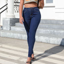 Skinny Jeans Women Pencil Pants Super Stretch Denim Sexy Slim Women Fashion Fashion Waist Retro Commuter
