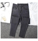 High Waist Slim Fit Women's Jeans Elasticity Pencil Nine Point Pants Spring Autumn Fashion Stylish Casual Comfortable