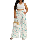 Wide Leg Pants for Women Work Business Casual Flowy High Waisted Dressy Pants Trousers Office with Pocket