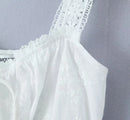 Lace Skirt Set Dress Summer Women Beach Holiday Sexy Cotton Matching Set Outfits Spring White 2 Pcs Vestidos Female Set 2025