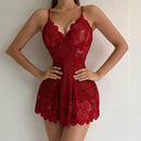 Vestido Mini Feminino com Halter e Renda Linha A - Sexy Decote V Sem Manga Costas Abertas Festa Clube Verão