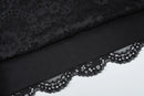 Vestido Feminino Sexy Slim com Renda See Through e Vazado - Sem Manga Costas Abertas Festa Clube
