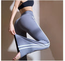 Women Yoga Flare Leggings Fitness Push Up High Waist Wide Leg Pants Gym Elastic Tights Exercise Sport Pants Bell Bottomed